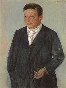 Leopold Graf Von Kalckreuth Portrat Pau Cassirer oil on canvas